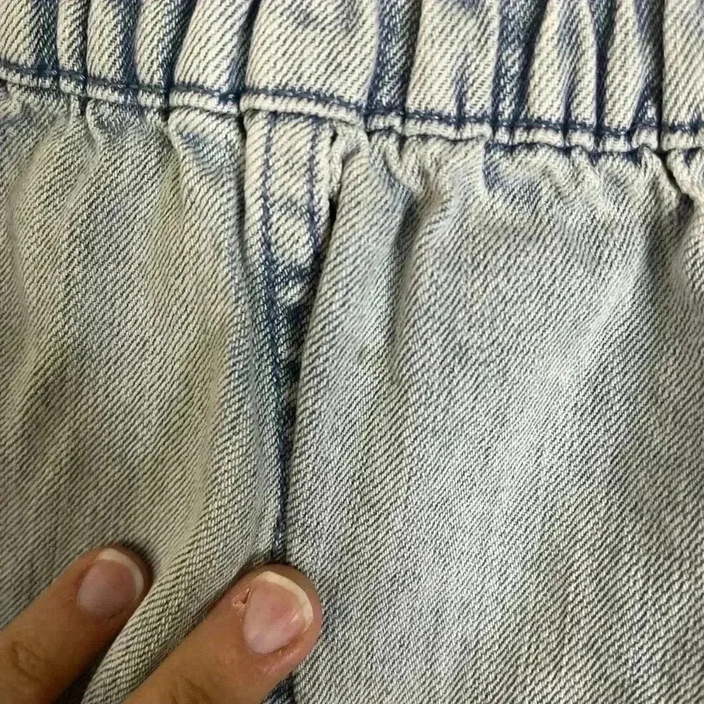 Hot topic Indigo Denim Cargo Jogger Jeans Girls Size L - Picture 14 of 15
